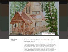 Tablet Screenshot of courtrightcabin.com